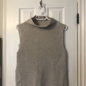 Wilfred XS Sleeveless Turtleneck Knit Sweater